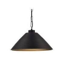 Glass Black+Gold Antique E27 39x15cm