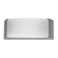 Wall Light Oval PC 1xE27 IP65 Grey