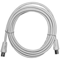 Tv Cable Male to Male 3m White