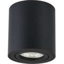 Round Ceiling Spot GU10 Black IP20